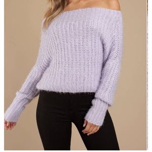 Tobi over the shoulder sweater